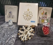 HALLMARK KEEPSAKE 2008 ornament 3 Piece lot Mixed