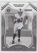 2021 Panini Playoff Rookies Kickoff Malcolm Koonce #276 0q0m