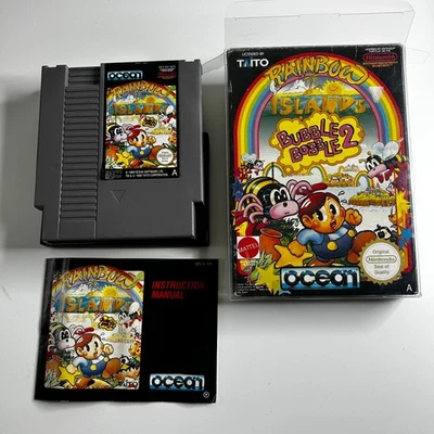 Rainbow Islands: The Story of Bubble Bobble 2 (Nintendo NES, 1991 PAL A) CIB - Image 1 of 4