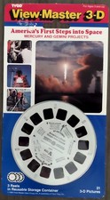 View Master America's First Steps Into Space Mercury 3 Reels Tyco 5447 NEW