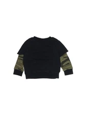 Joah Love Girls Black Sweatshirt 12 Months