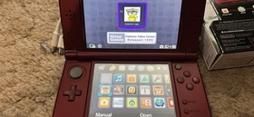 Nintendo 3DS XL Launch Edition Handheld Red Gaming System With Box