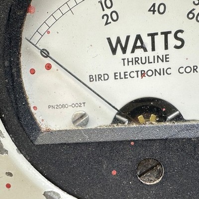Bird Electronics Model 43 Thruline Wattmeter 2080-002T w/ Case | eBay