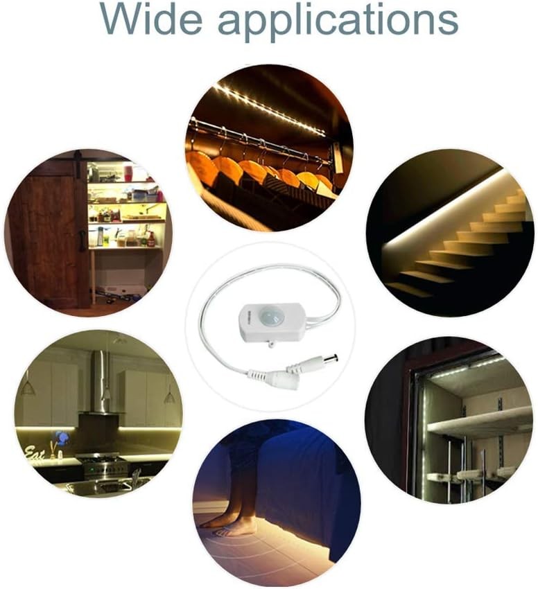 SENSKY BS010WL DC 12v to 24v Mini Pir Motion Sensor Switch Occupancy White 