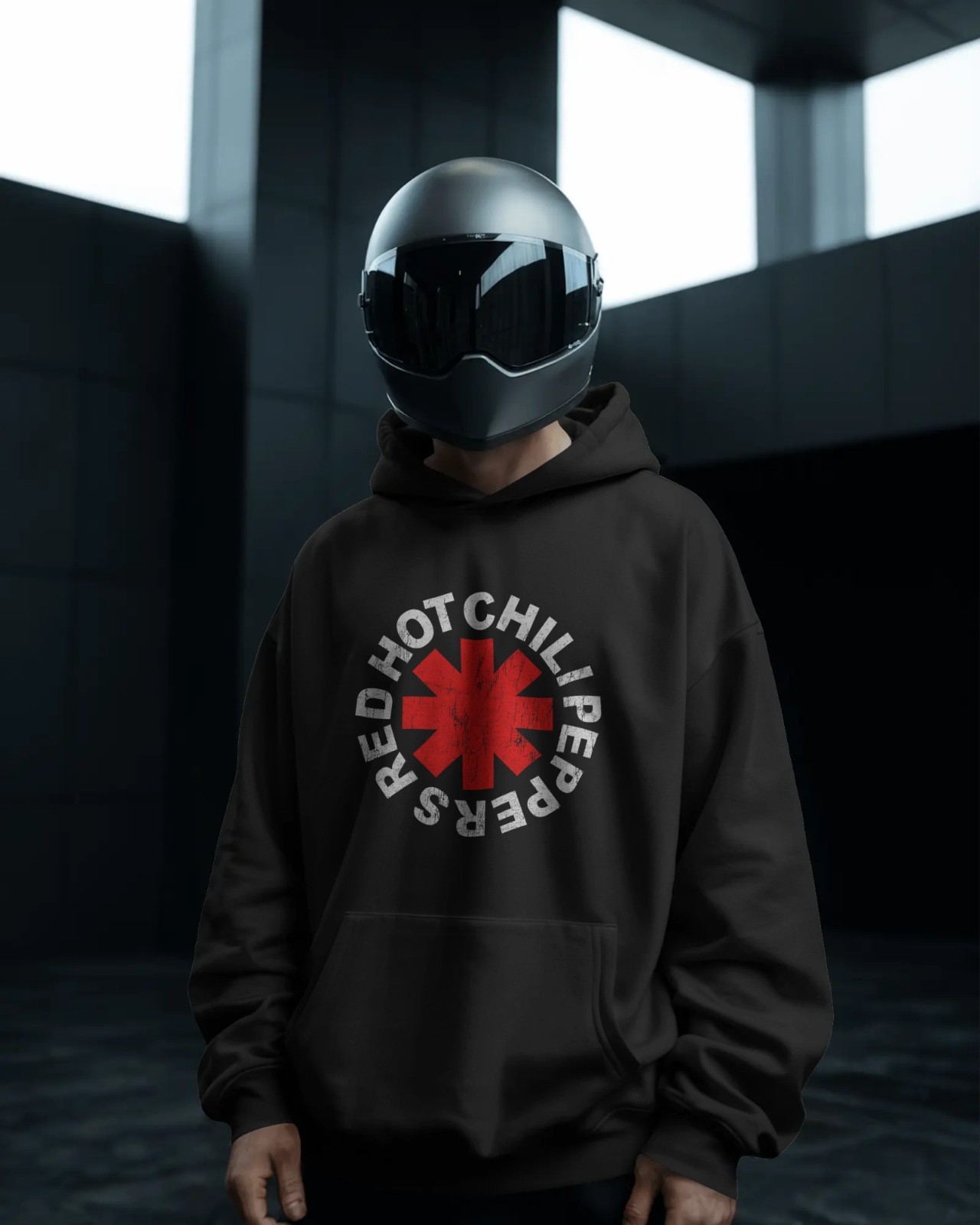 RHCP Hoodie Red Hot Chili Peppers Logo Pullover Sweatshirt Unisex