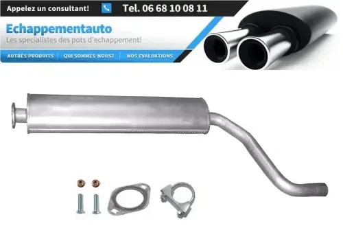 Échappement central pour Opel Insignia 2.0 CDTi 2012-2017 - Réf OE 22815624