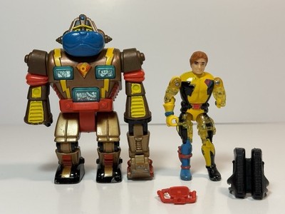 LJN Toys 1986 Bionic Six 6 Diecast Metal 4.5'' F.L.U.F.F.I. & Jack Action Figures