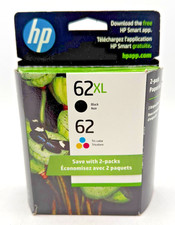 HP N9H67FN 62XL 62 Black High Yield and Tri-Color Combo Pack Cartriges