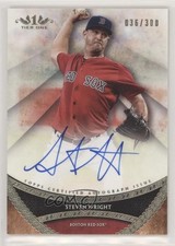 2017 Topps Tier One Prime Performers 36/300 Steven Wright #PPA-SWR Auto 1d4