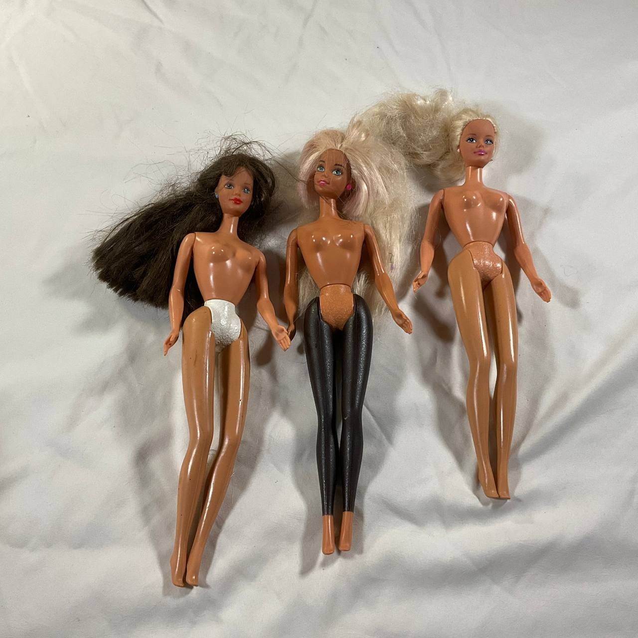 Vintage Mattel 1996 Ocean Friends Barbie Dolls Lot Of 3