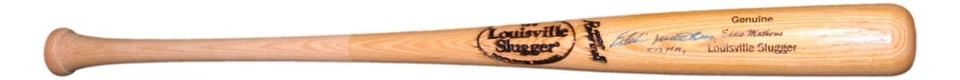 Eddie Mathews Autographed Louisville Slugger Baseball Bat JSA Braves - Image 2 of 4