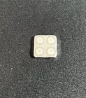 1/8 oz .999 Silver Stackable Monarch Metals Lego Block