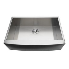 Kingston Brass GKUSF332110 Uptowne 33" Farmhouse Single Basin - Brushed