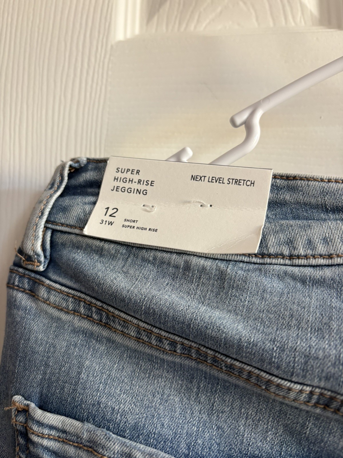 American Eagle Size '12 Short' Next Level Stretch Super High-Rise Jeggings image 5