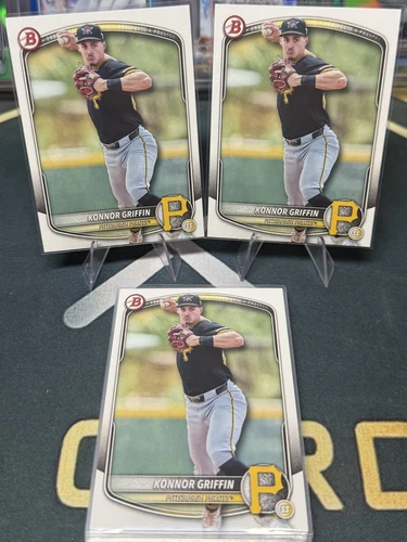 New ListingKonnor Griffin 2025 Bowman Draft 17-Card Lot (Pirates) #1 Prospect