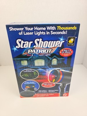 Star Shower Laser Light Red And Blue 2 Modes 