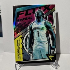 2020-21 Panini Flux - Flux Appeal Zion Williamson #14 Silver Prizm