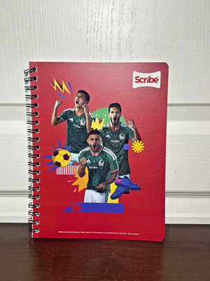 Limited Edition Scribe Mexico Gil Mora, Raul, Alexis Scribe Notebook 20x 26.25cm