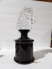 Vintage Murano Glass Horse Head Decanter Luxardo Italy 1969