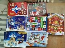 Lot of 7 Vintage Advent Calendars & Chocolate Boxes – #2
