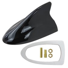 Car Shark Fin Antenna with Fittings, Roof Radio AM/FM Signal Radio Aerial for...