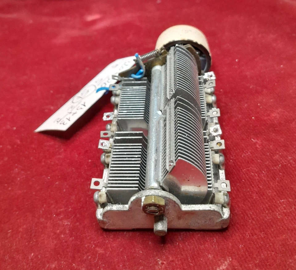 CONDENSATORE VARIABILE 4 SEZIONI DEMOLTIPLICATO. Leggi bene !  *57. - Immagine 4 di 4