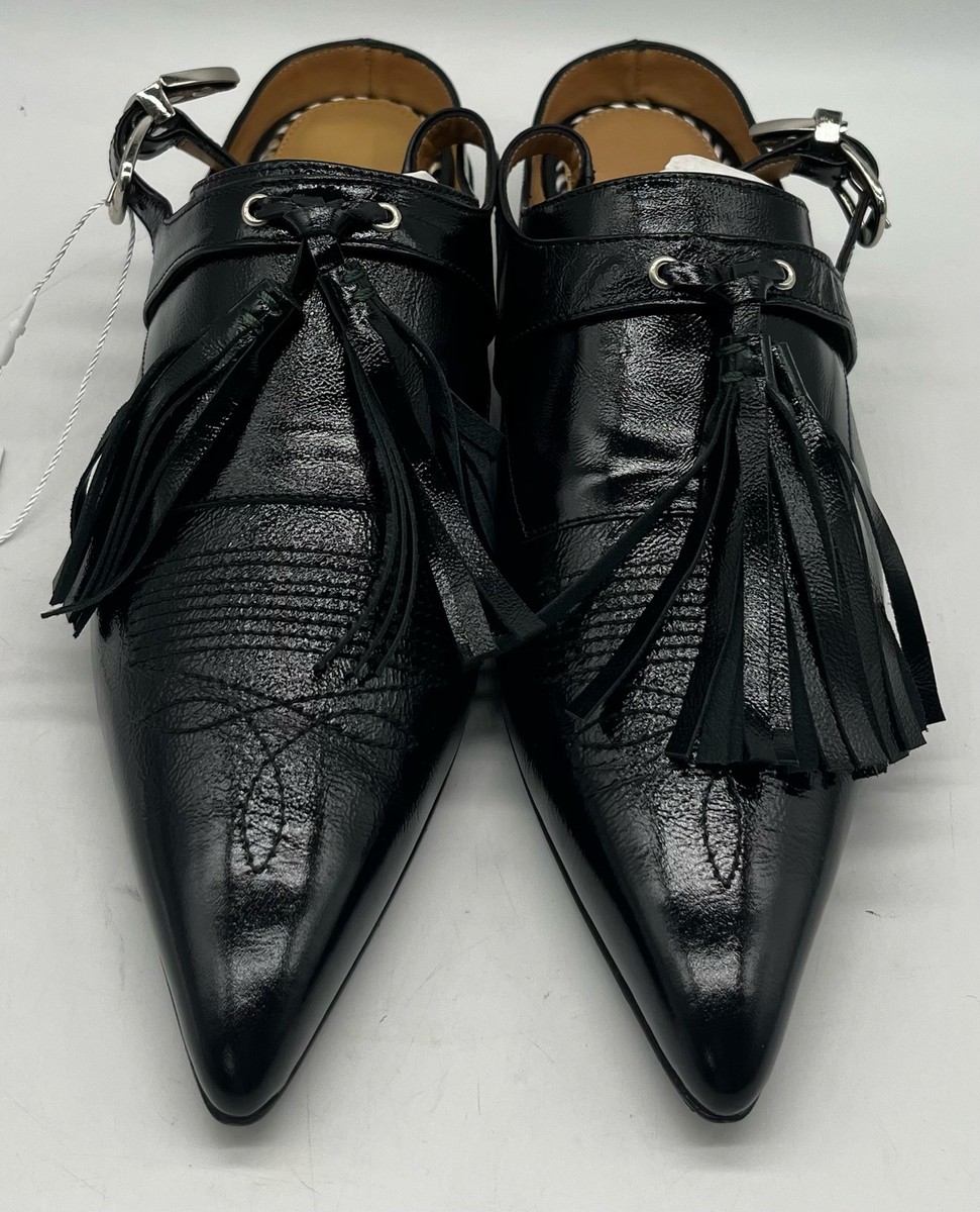 靴 TOGA PULLA Western mule Toga Pulla Black Western Mules Toga Pulla