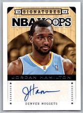 2013-14 Hoops Signatures #47 Jordan Hamilton Autograph (Auto) NM-M