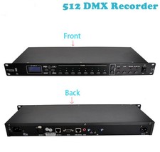 DMX512 Recorder With Powercon Audio RJ45 LCD Playback Control Panel For CLUB KTV