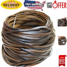 Versatile 230FT Wicker Repair Kit in Coffee Brown - Perfect for Chairs  Baskets