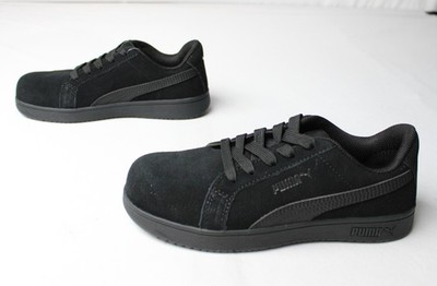 Puma Safety Women's Iconic SD Work Shoes - Composite Toe CD4 Black/Black US:7.5W