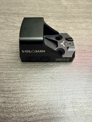 HOLOSUN HS507K X2 Open Reflex Sight - Red Reticle lifetime warranty