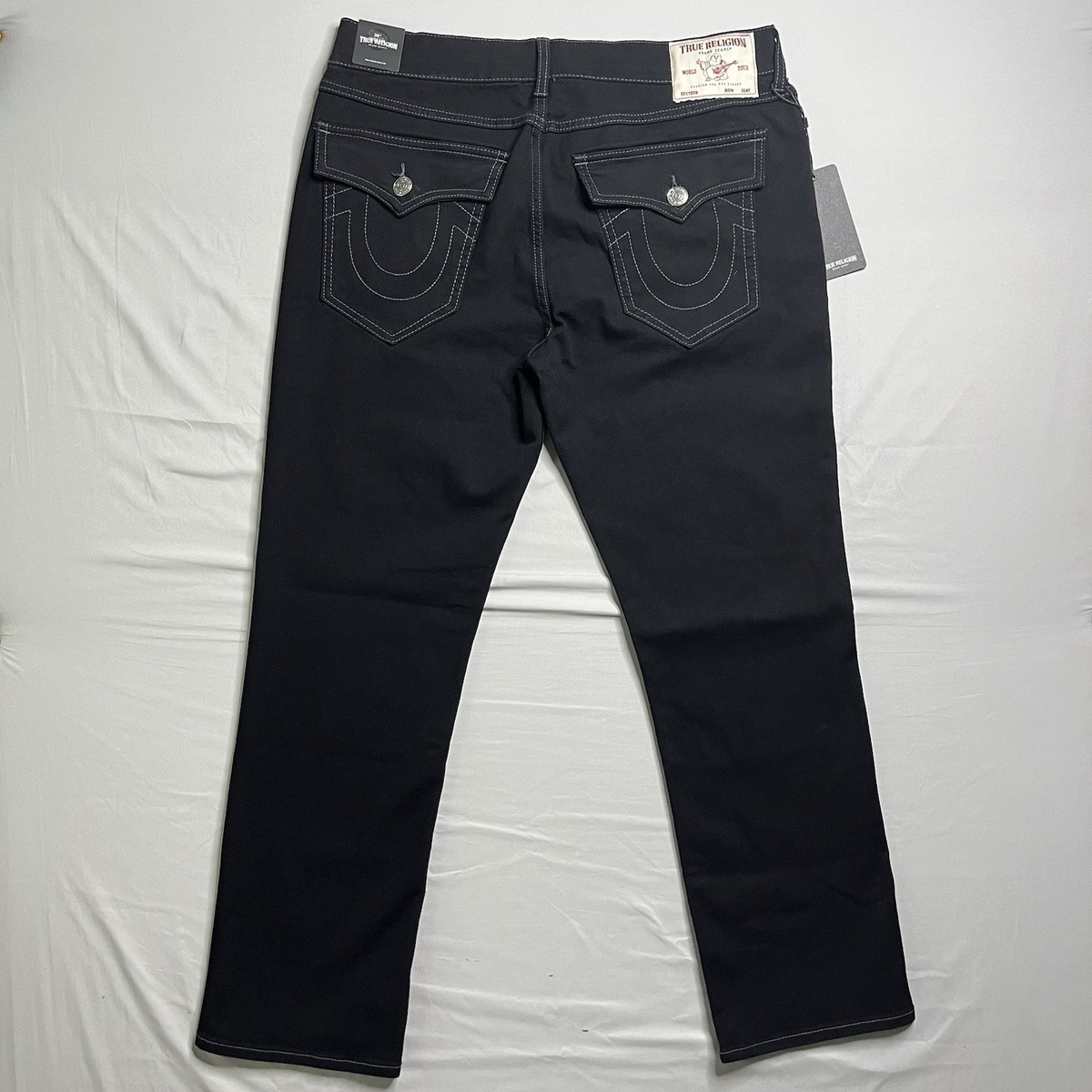 True Religion Jeans Mens 34x30 Ricky SN Flap Relaxed Straight