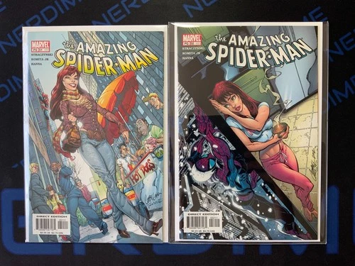 Amazing Spider-Man Vol. 2 #s 51 & 52 2-comic lot featuring Mary Jane covers!