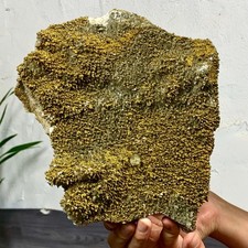 5.79LB Natural Colored pyrite+calcite, crytal symbiotic mineral specimen/Hubei