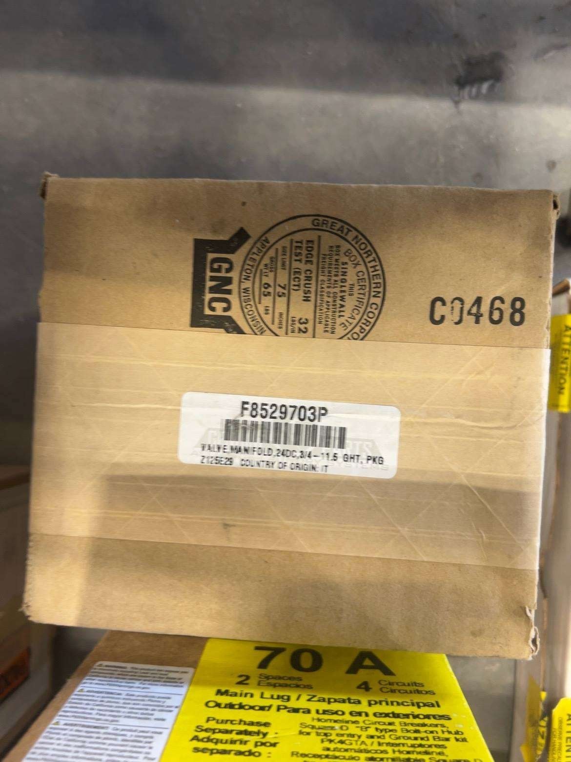 Alliance F8529703P 24VDC Water Valve Manifold 3/4" GHT OEM NEW