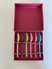 Ceramic Multicoloured Espresso Spoons