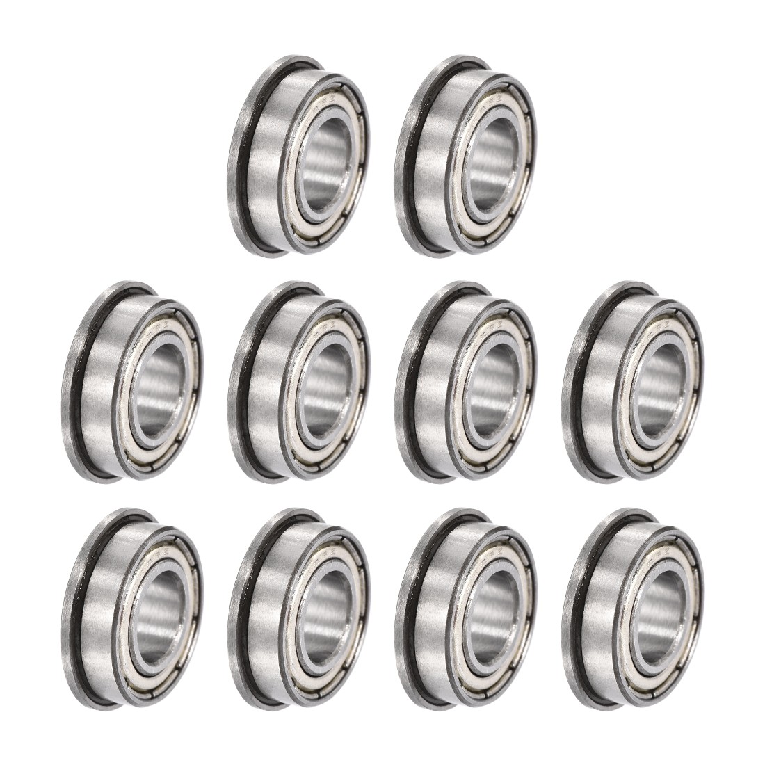 10pcs F688Z Flange Ball Bearing 8x16x5mm Double Shielded Chrome