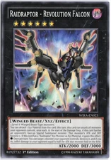 Yugioh - Raidraptor - Revolution Falcon WIRA-EN023 1st Edition - Wing Raiders