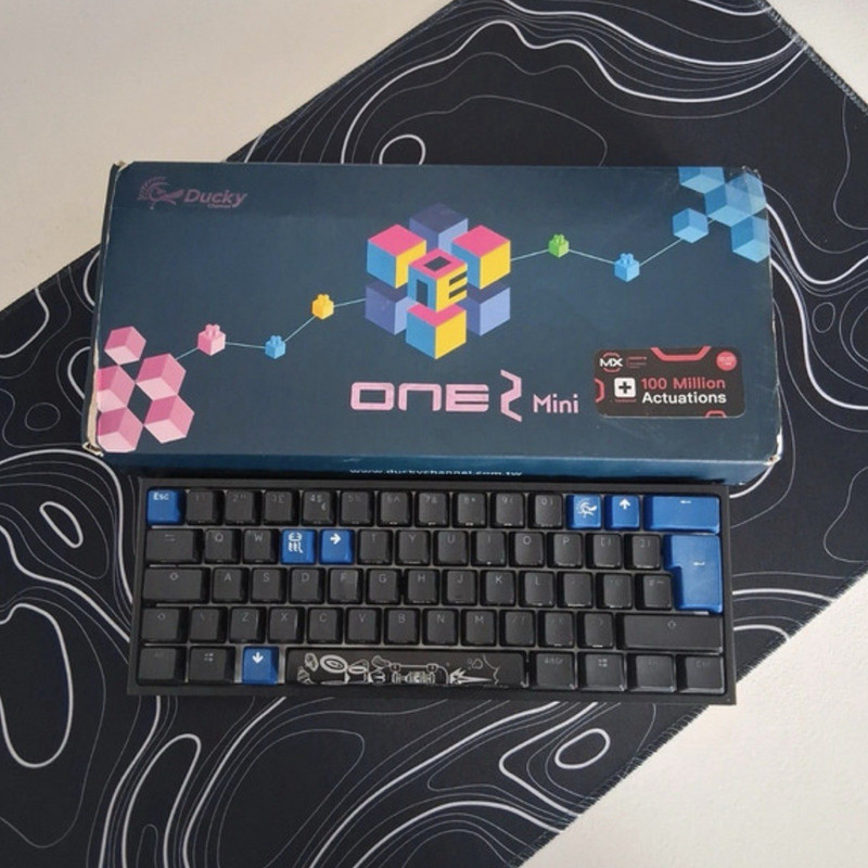 Ducky One 2 Mini Mechanical Wired Illuminated Keyboard QWERTY English Black/Blue