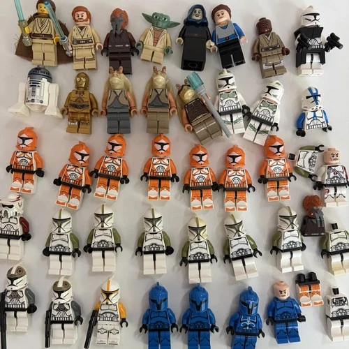 Lego 7676 7964 8093 75002 8018 9488 8014 75000 7913 Star Wars Minifigures Lot