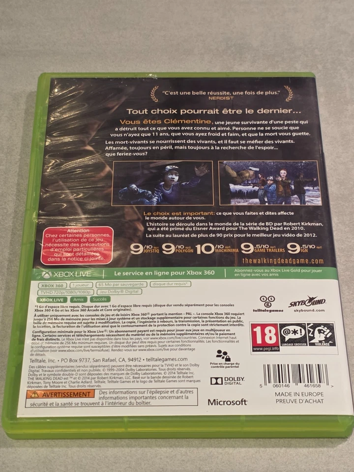 The Walking Dead Season Two Xbox 360, photo 2 sur 3