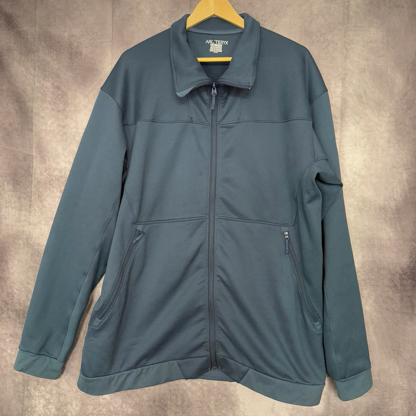 ARC'TERYX ARCTERYX Straibo Giacca Uomo Taglia 2XL 46 Pile Soft Shell Escursionismo Sci Blu