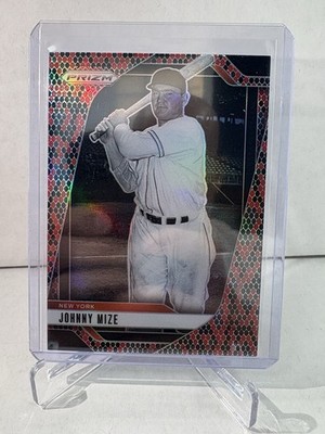 2025 Panini Prizm Baseball Johnny Mize Red Power Prizm Snakeskin Ssp Yankees  