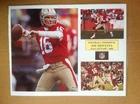 Signed Joe Montana 8x10 color photo mounted to 11x14 w/coa