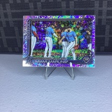2025 Topps Series 1 Celebration Miami Marlins Team Card Confetti #340