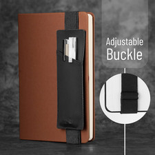 - Adjustable Elastic Band Pen Holder for Notebook, Journal, Pencil, Planner