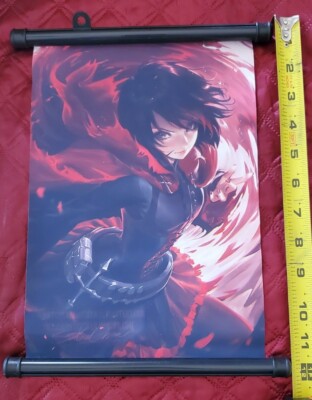 RWBY RUBY ROSE Anime Wall Scroll Poster (Brand New) Free Shipping!!