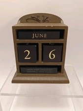DaySpring Promise Box Ceramic Block Calendar 16644 Scripture Bible Verse