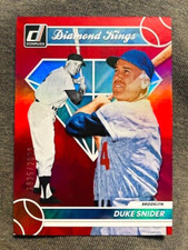 2023 Panini Donruss #9 Duke Snider Diamond Kings Card Holo Red Parallel /2023
